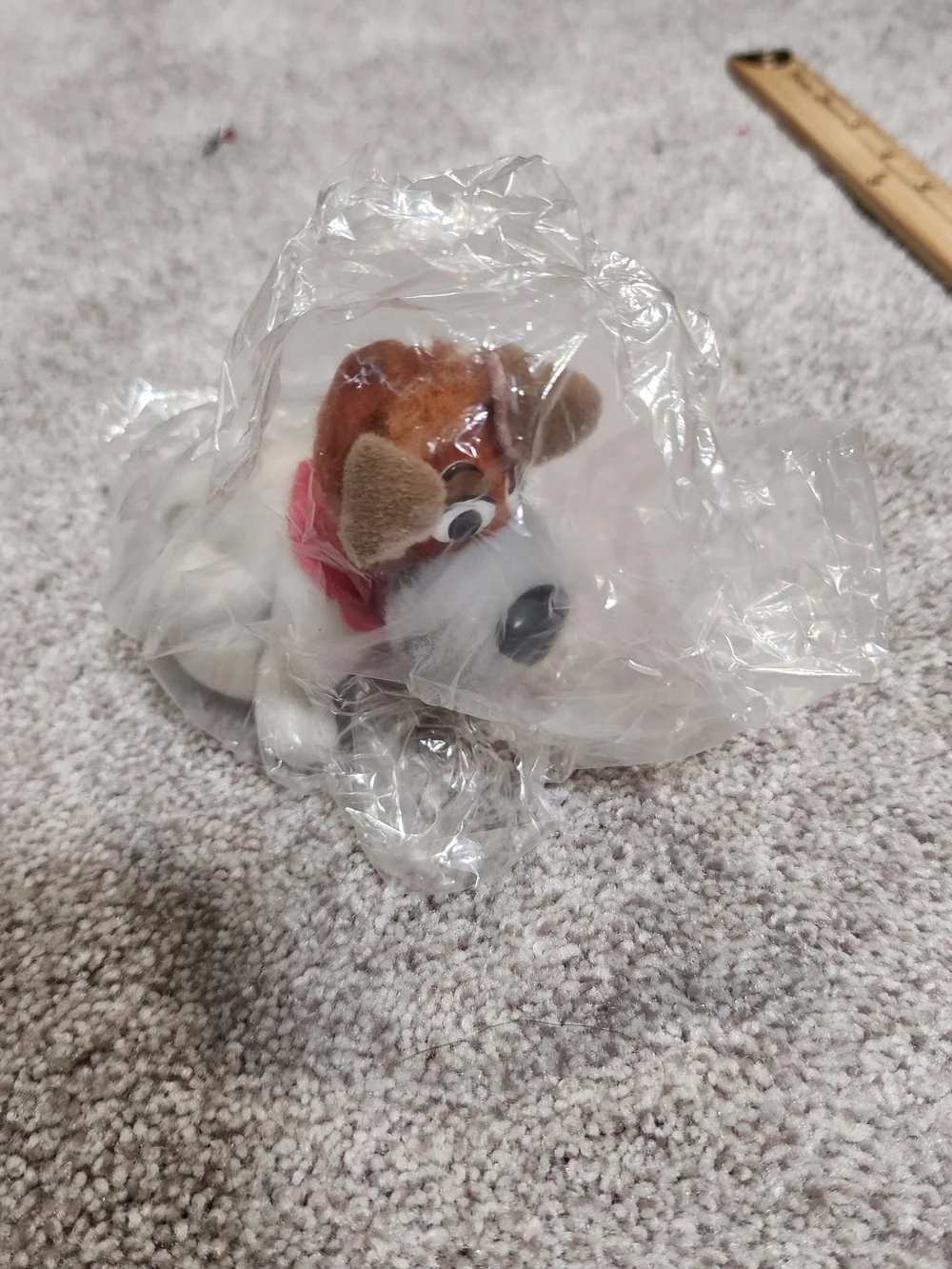 Vintage 1988 McDonald's Plush Ornament Dodger of Oliver & Co.
